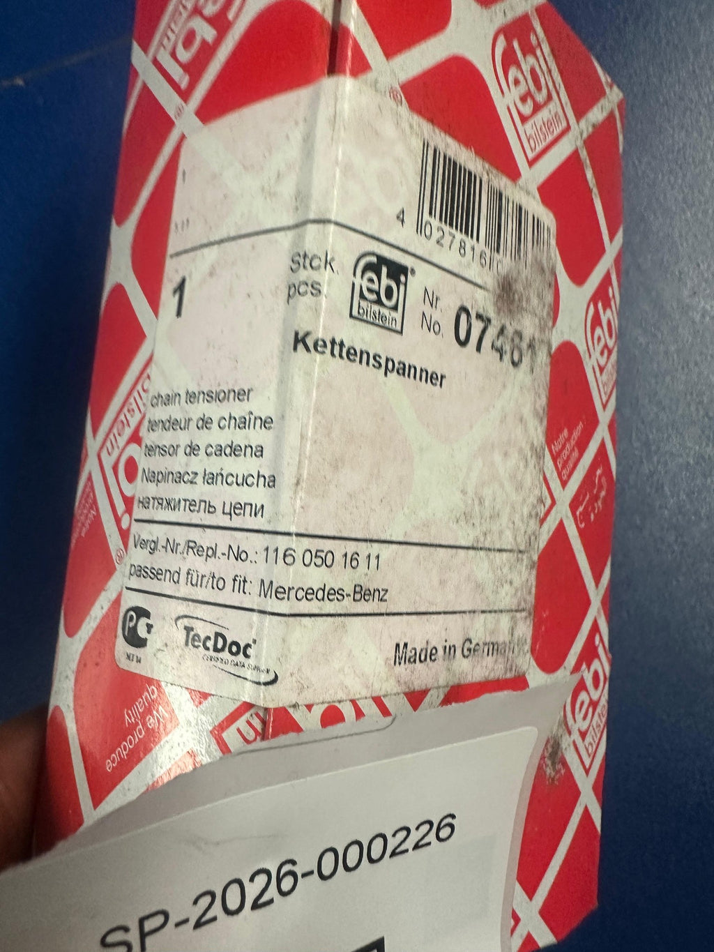 Febi 07003 Mercedes A1160501611 Kettenspanner Chain TensionerNEU NOS – SP-2026-000226 – Ansicht 1